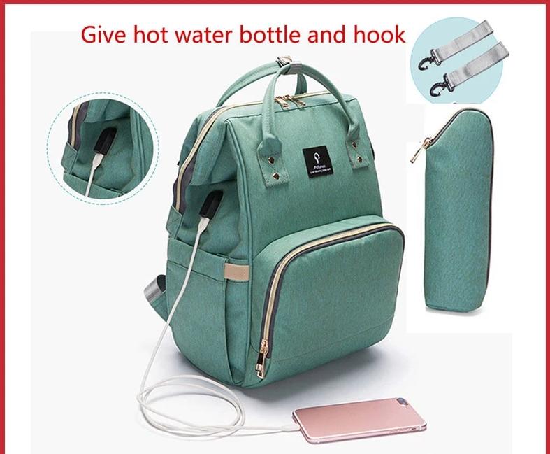 VRTREND Diaper Bag With USB - Premium  from Mummy's Baby - Just $29.99! Shop now at Baby addOn London