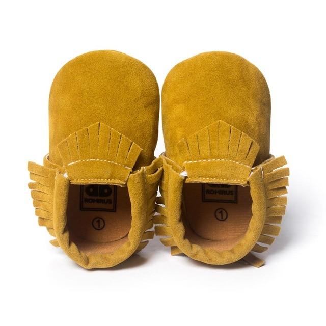 Suede Moccasins Shoes - Premium  from Mummy's Baby - Just $14.99! Shop now at Baby addOn London