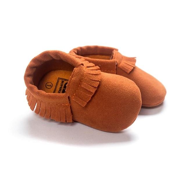 Suede Moccasins Shoes - Premium  from Mummy's Baby - Just $14.99! Shop now at Baby addOn London