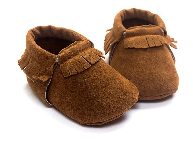Suede Moccasins Shoes - Premium  from Mummy's Baby - Just $14.99! Shop now at Baby addOn London