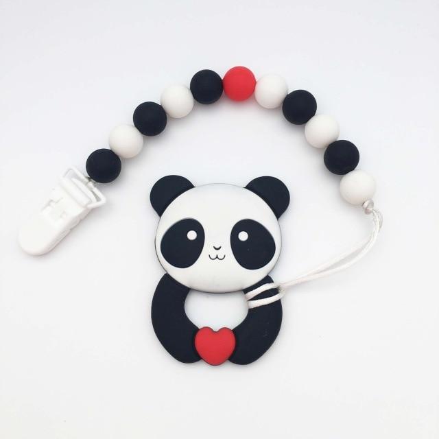 Silicone Panda Clips Chain - Premium  from Mummy's Baby - Just $19.99! Shop now at Baby addOn London