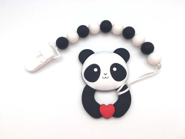 Silicone Panda Clips Chain - Premium  from Mummy's Baby - Just $19.99! Shop now at Baby addOn London