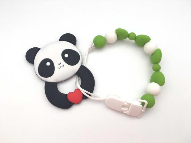 Silicone Panda Clips Chain - Premium  from Mummy's Baby - Just $19.99! Shop now at Baby addOn London