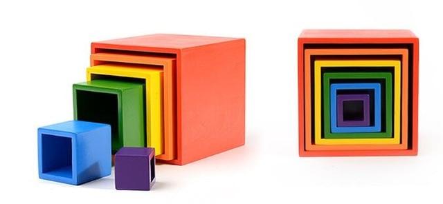 Creative Rainbow Building Blocks - Premium  from Mummy's Baby - Just $29.99! Shop now at Baby addOn London